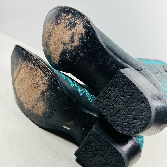 Los Altos Lizard Cowboy Boot 10 M Western Southwestern - Picture 5 of 7